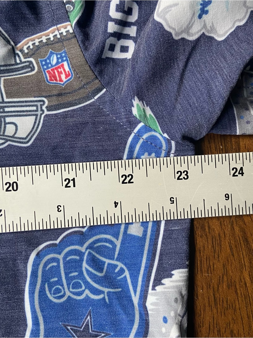 Reyn Spooner NFL Dallas Cowboys Hawaiian Aloha Shirt Mens M Blue Americas Team - Picture 6 of 8